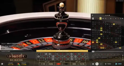 Lightning Roulette Casino-Spiel